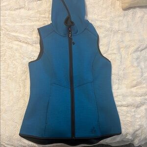 Gerry Blue Sleeveless Hoodie Vest- Medium